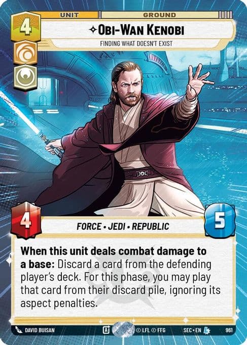 Obi-Wan Kenobi - Finding What Doesn't Exist (Hyperspace Foil)