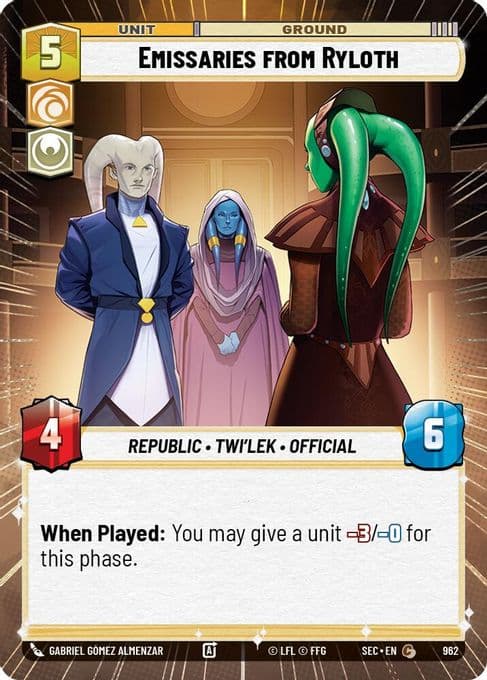 Emissaries from Ryloth (Hyperspace Foil)