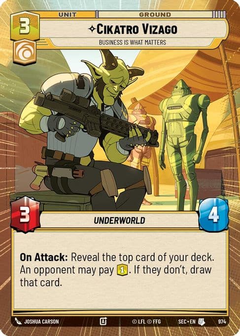 Cikatro Vizago - Business is What Matters (Hyperspace Foil)