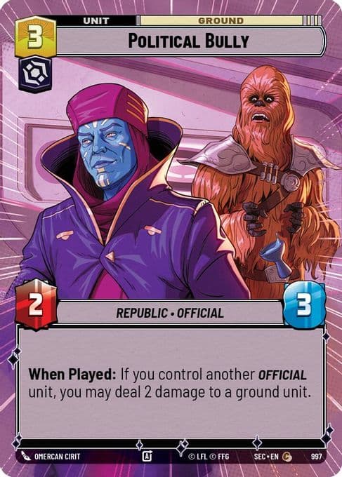Political Bully (Hyperspace Foil)