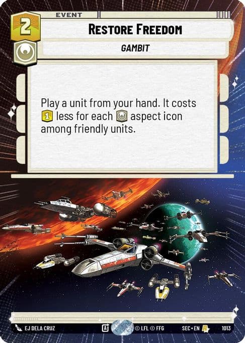 Restore Freedom (Hyperspace Foil)