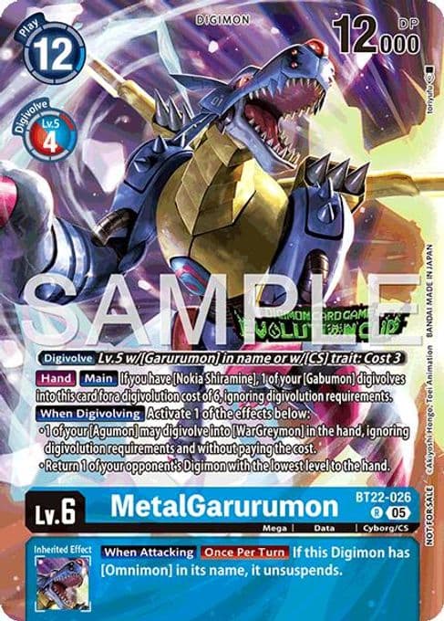 MetalGarurumon (Evolution Cup 2025 Vol. 3 Participant)