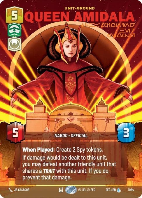 Queen Amidala - Championing Her People (Prestige Foil)