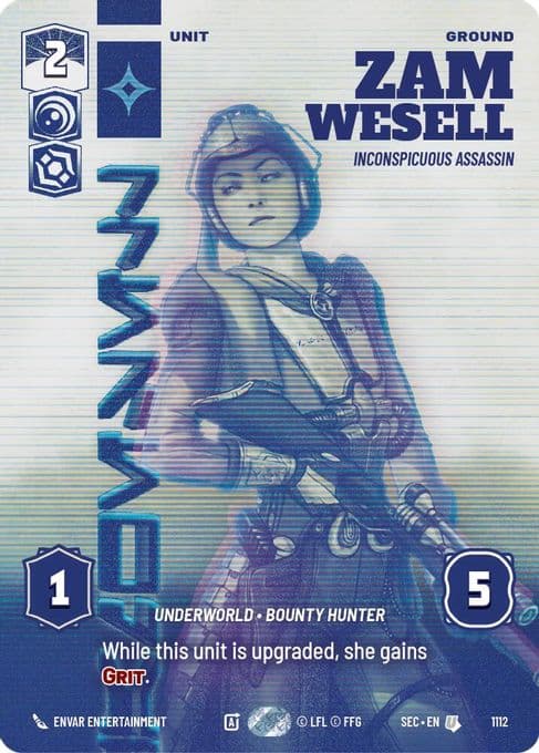 Zam Wesell - Inconspicuous Assassin (Prestige Foil)