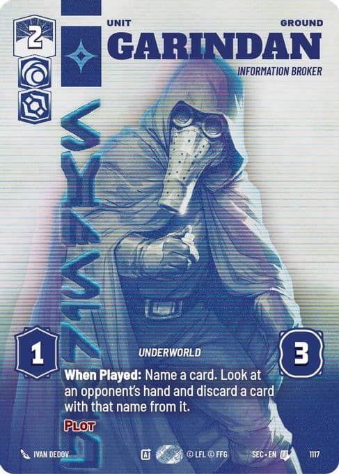 Garindan - Information Broker (Prestige Foil)