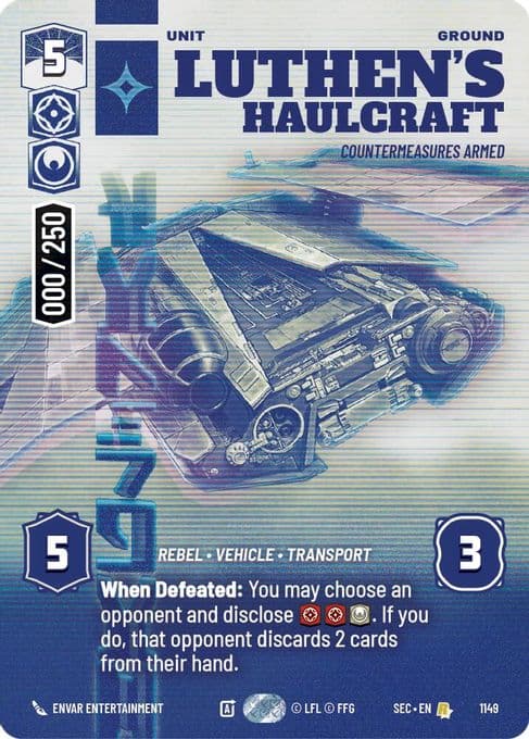 Luthen's Haulcraft - Countermeasures Armed (Serialized)