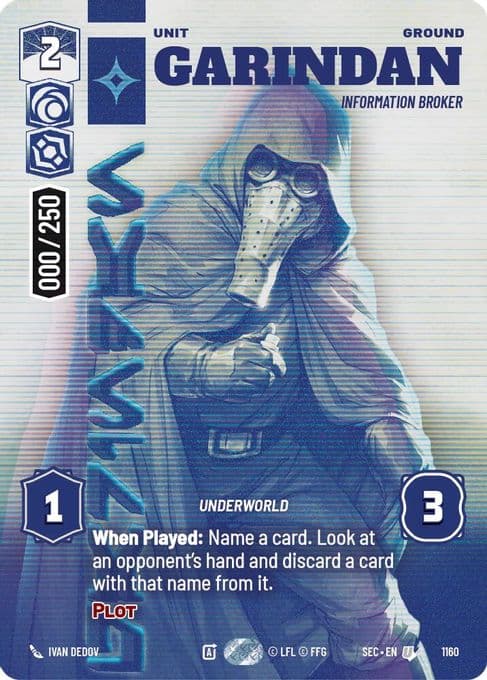 Garindan - Information Broker (Serialized)