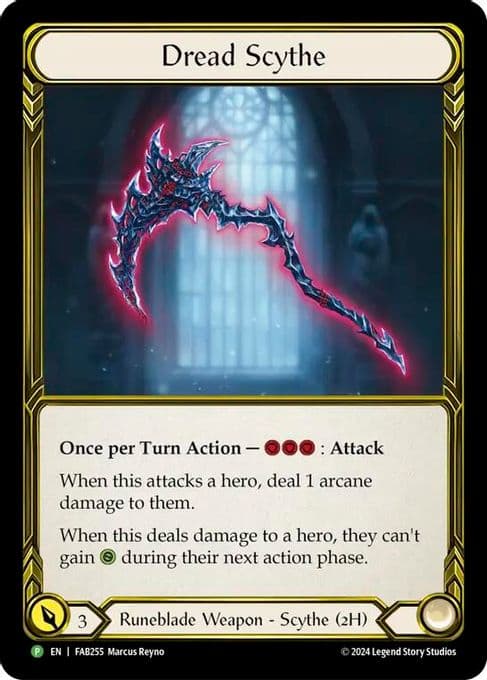 Dread Scythe (Golden) - FAB255