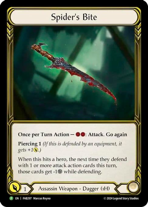 Spider's Bite (Right) (Golden) - FAB297