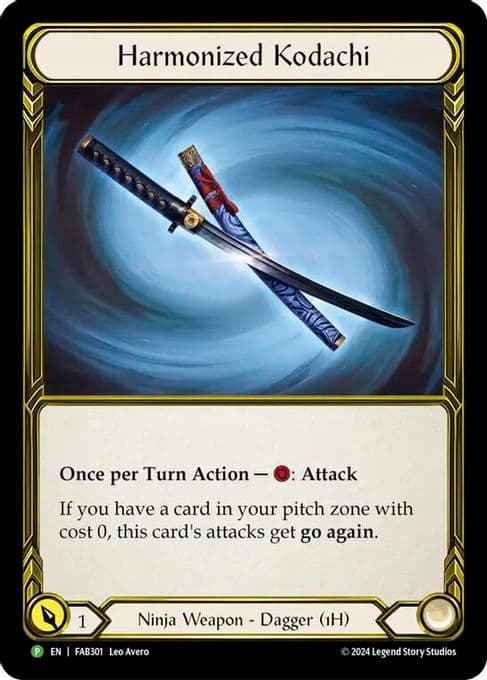 Harmonized Kodachi (Right) (Golden) - FAB301