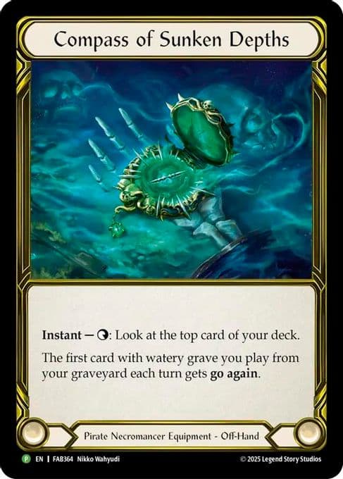 Compass of Sunken Depths (Golden) - FAB364