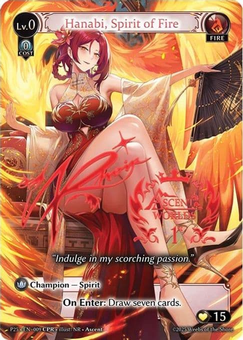 Hanabi, Spirit of Fire (CPR)