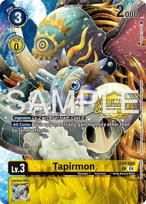 Tapirmon (Championship 25-26 Season 2 Tamers Pack)