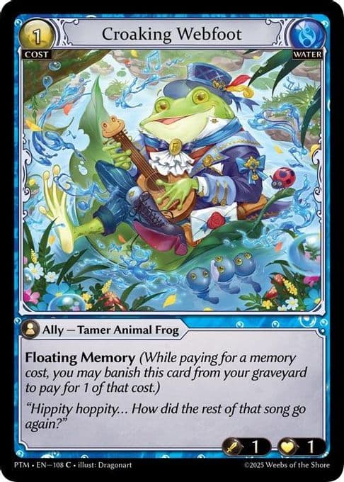 Croaking Webfoot