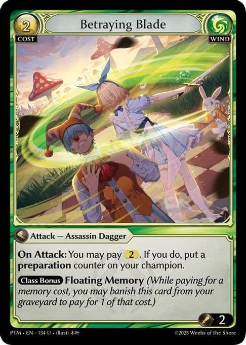 Betraying Blade (Curio Foil)