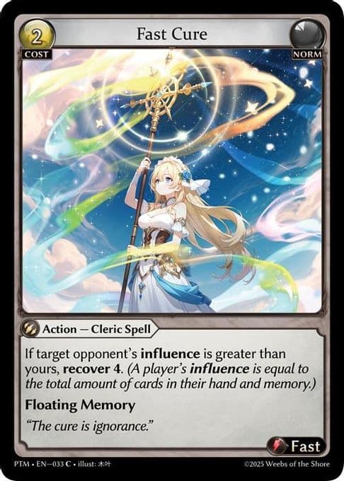 Fast Cure (Curio Foil)