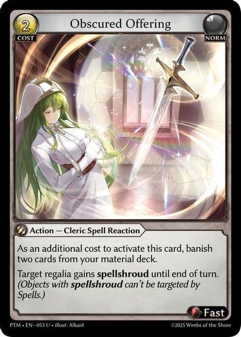Obscured Offering (Curio Foil)