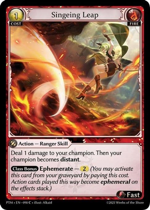 Singeing Leap (Curio Foil)