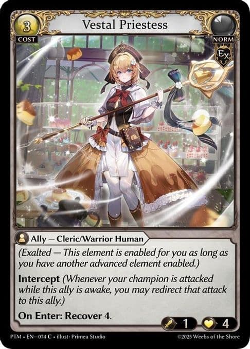 Vestal Priestess (Curio Foil)