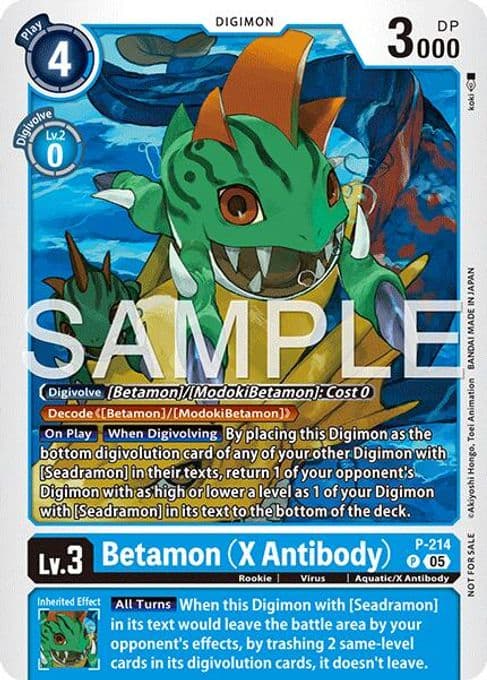 Betamon (X Antibody) (Official Store Tournament 2026 Vol. 1)