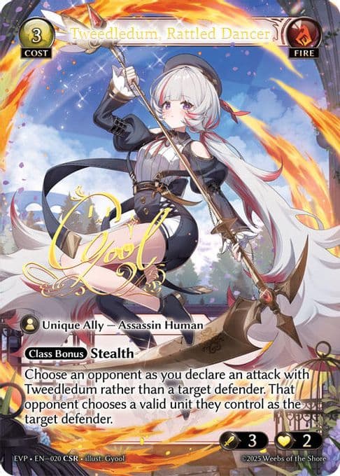 Tweedledum, Rattled Dancer (CSR)