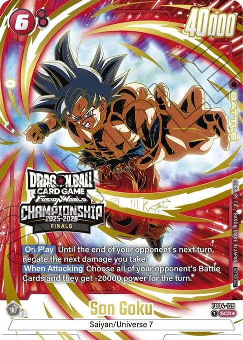Son Goku - FB04-129 (Championship 2025-2026 Finals)