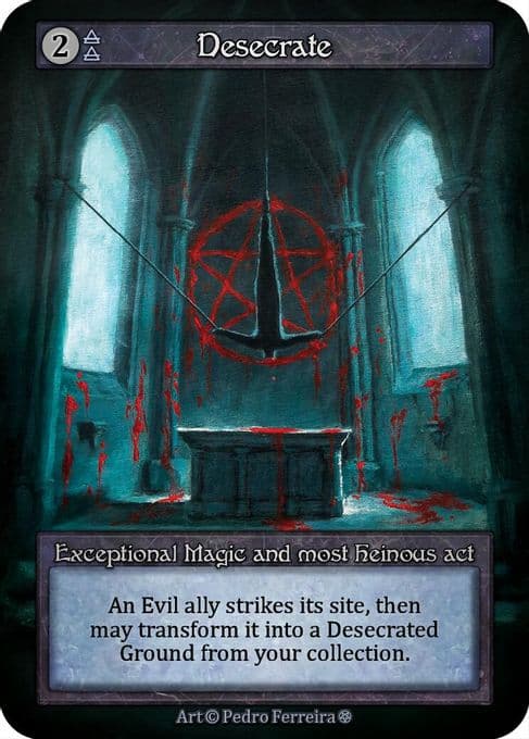 Desecrate