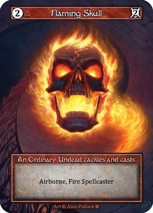 Flaming Skull (Foil)