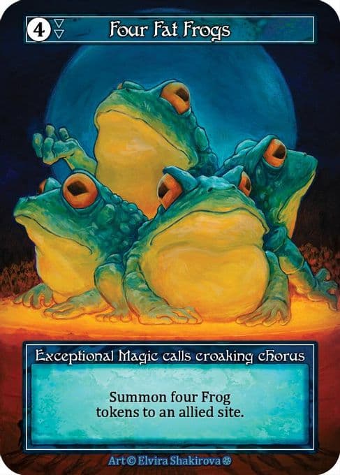 Four Fat Frogs (Foil)