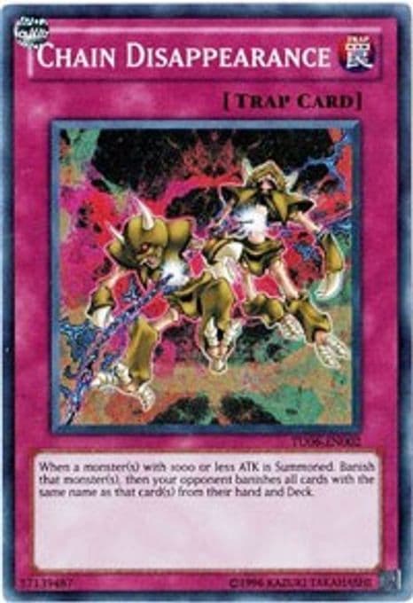 Chain Disappearance