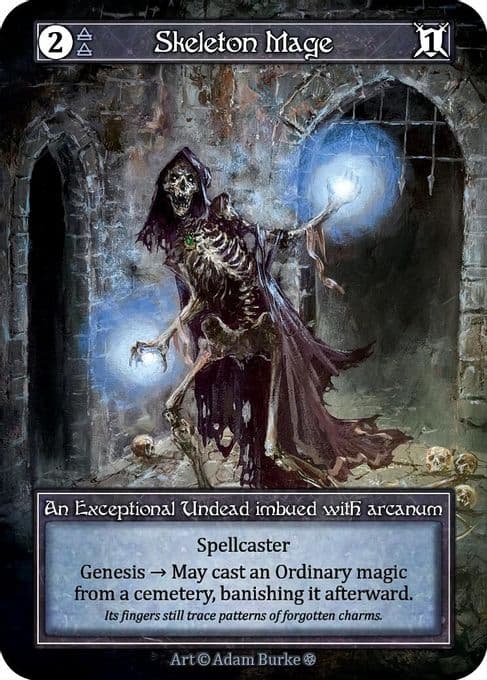 Skeleton Mage (Foil)