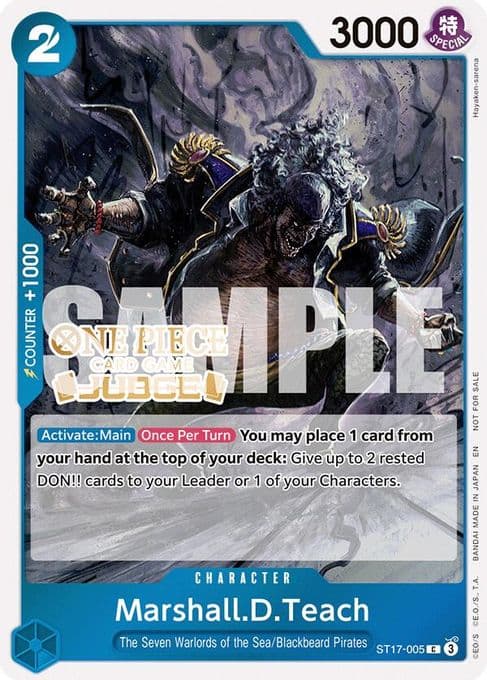 Marshall.D.Teach (Judge Pack Vol. 7)
