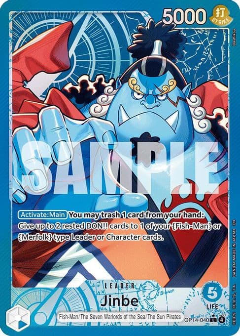 Jinbe - OP14-040 (Alternate Art)