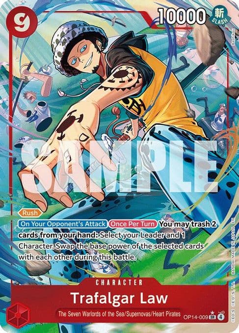 Trafalgar Law - OP14-009 (Alternate Art)