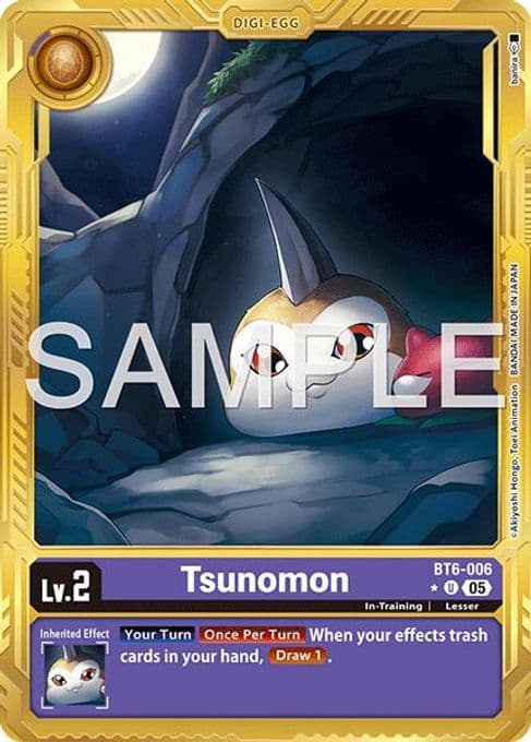 Tsunomon (Gold Border)
