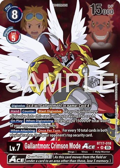 Gallantmon: Crimson Mode ACE (Alternate Art)