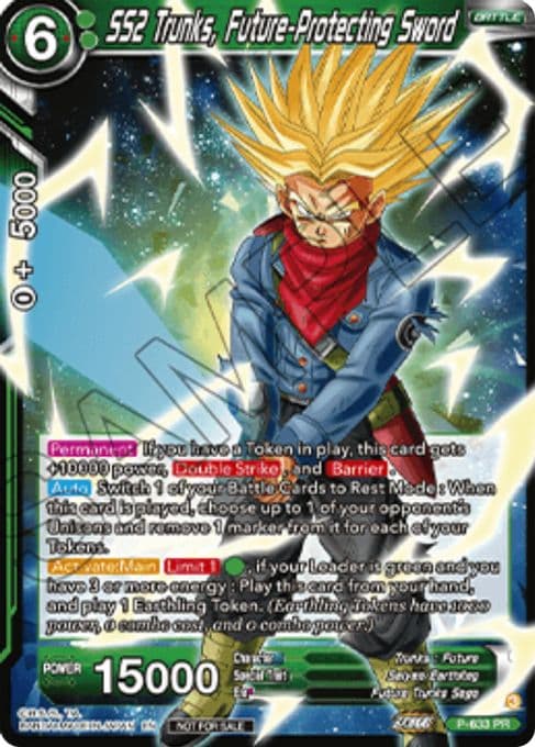 SS2 Trunks, Future-Protecting Sword (Championship 2025 Finals Pack)