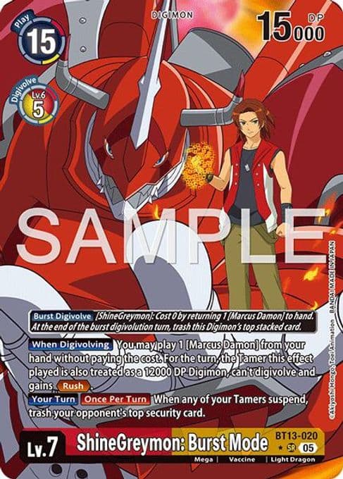 ShineGreymon: Burst Mode (Alternate Art)