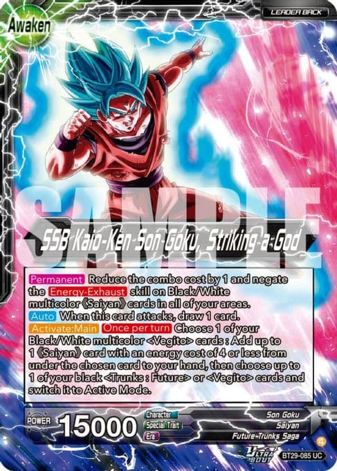 Son Goku // SSB Kaio-Ken Son Goku, Striking a God