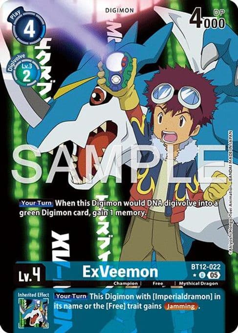 ExVeemon - BT12-022 (Alternate Art)