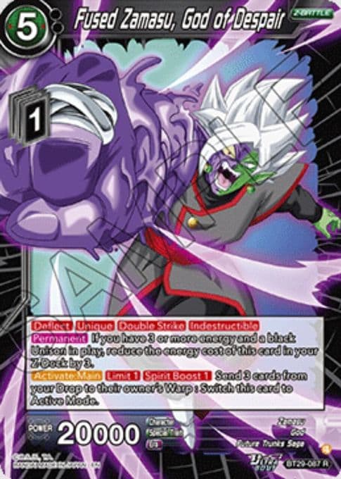 Fused Zamasu, God of Despair
