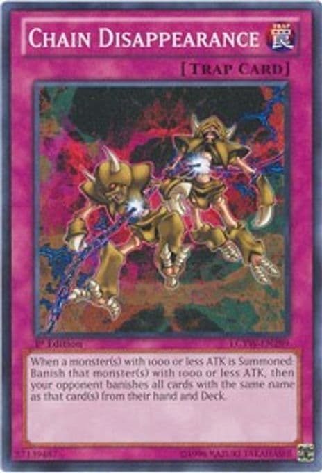 Chain Disappearance