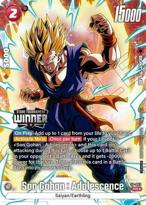 Son Gohan : Adolescence (Tournament Pack -Winner- 09)