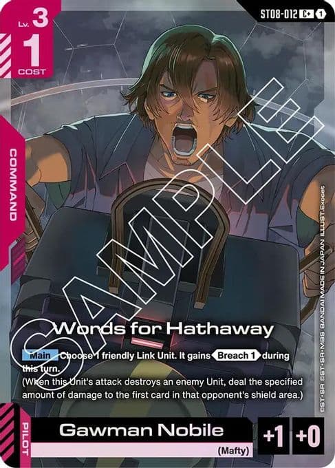 Words for Hathaway (C+)