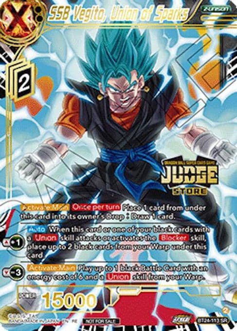 SSB Vegito, Union of Sparks (Judge Pack Vol.18) (Store)