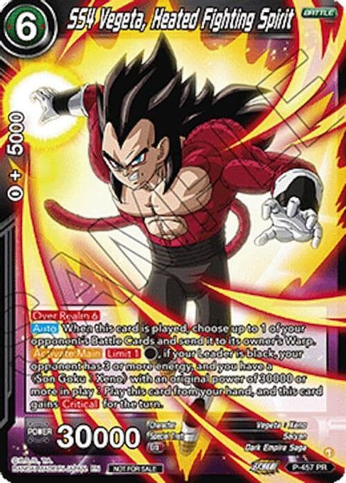 SS4 Vegeta, Heated Fighting Spirit (Ultra-Bout Series Tournament Pack Vol.1)
