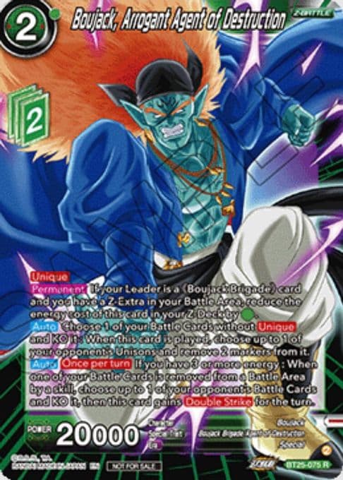 Boujack, Arrogant Agent of Destruction (Ultra-Bout Series Tournament Pack Vol.1)