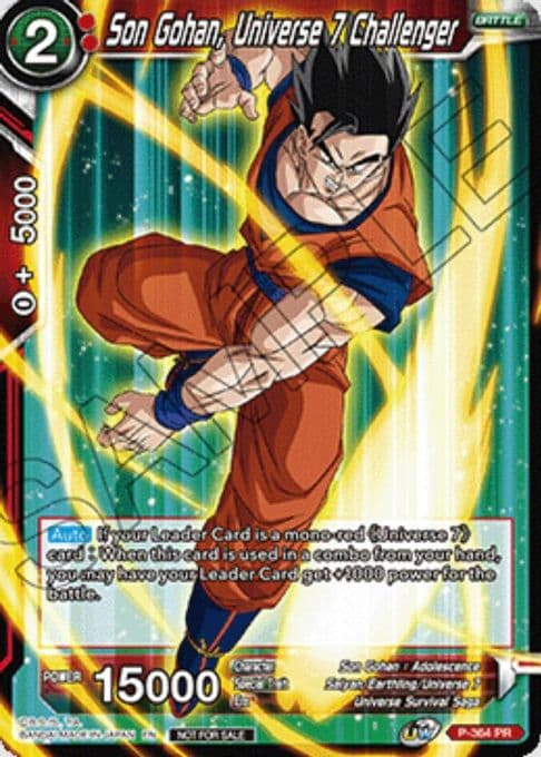 Son Gohan, Universe 7 Challenger (Ultra-Bout Series Tournament Pack Vol.1)