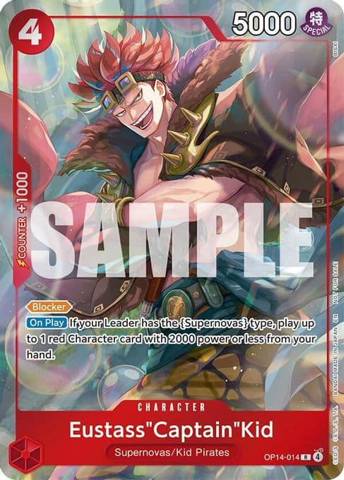 Eustass"Captain"Kid - OP14-014 (Dash Pack)