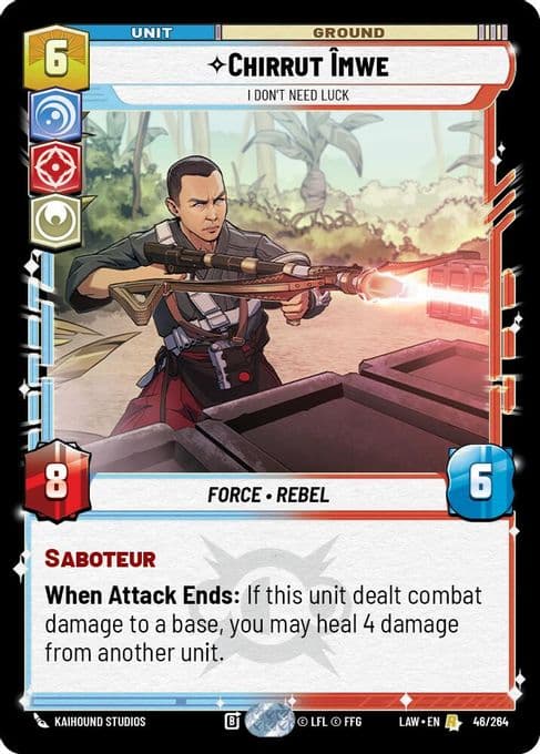 Chirrut Îmwe - I Don't Need Luck